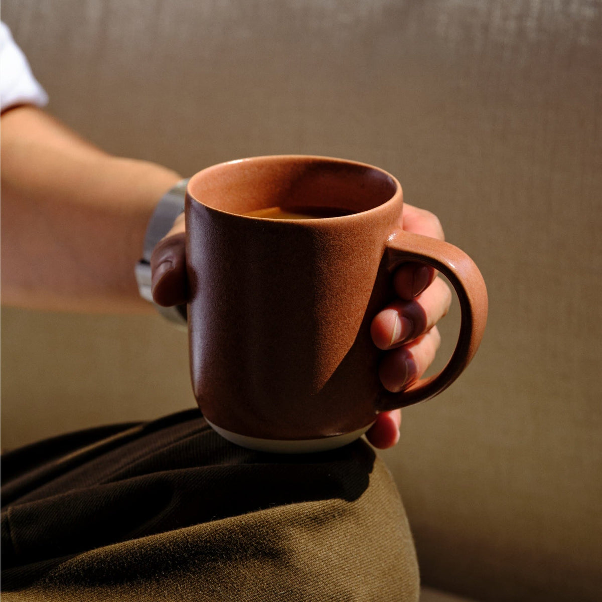 Small Mugs by Fable Home, featured in a canyonclay finish. – #canyonclay