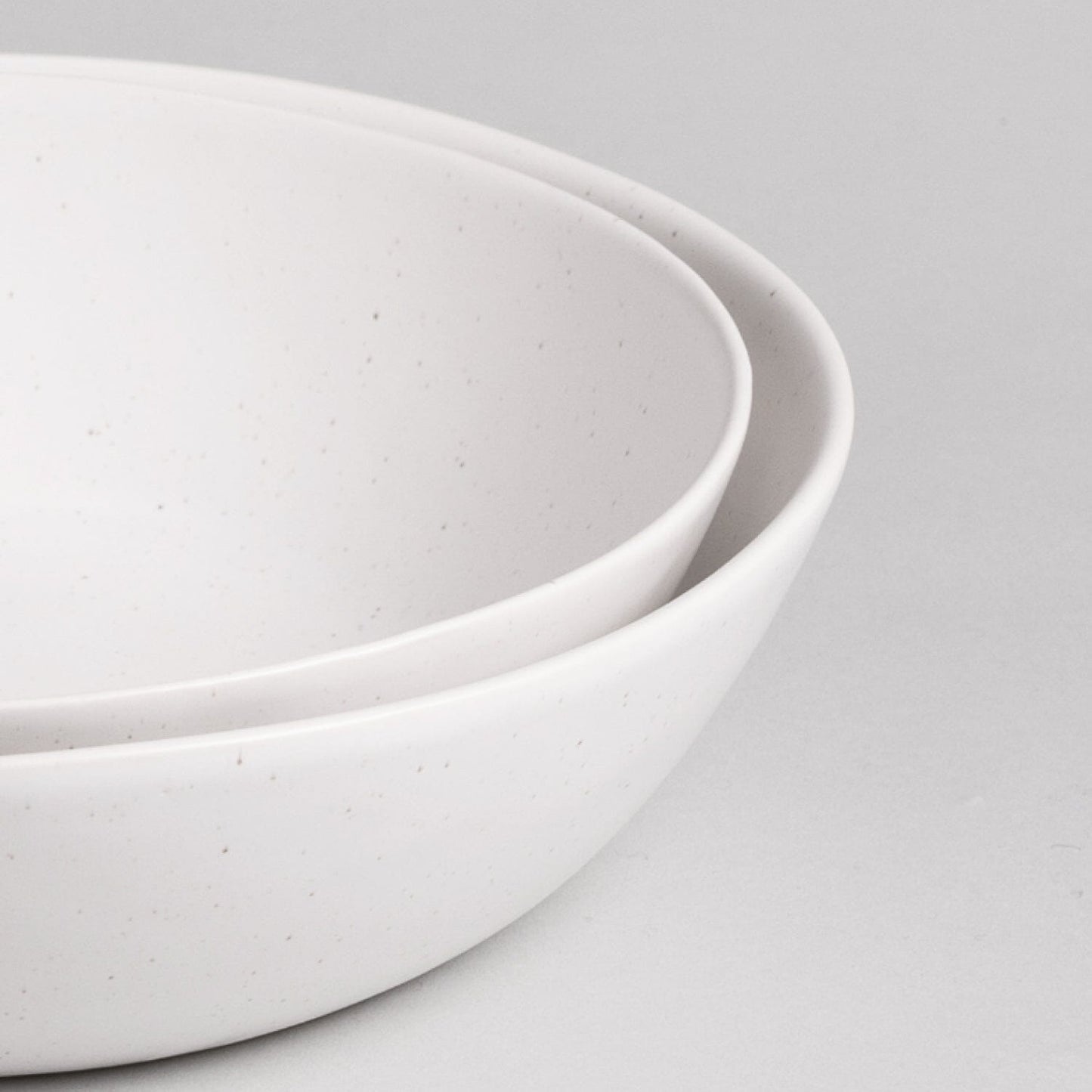 The Low Serving Bowls Serveware Fable Home #speckledwhite