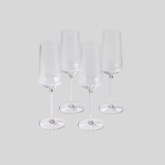 The Flute Glasses Glassware Fable Home #clear